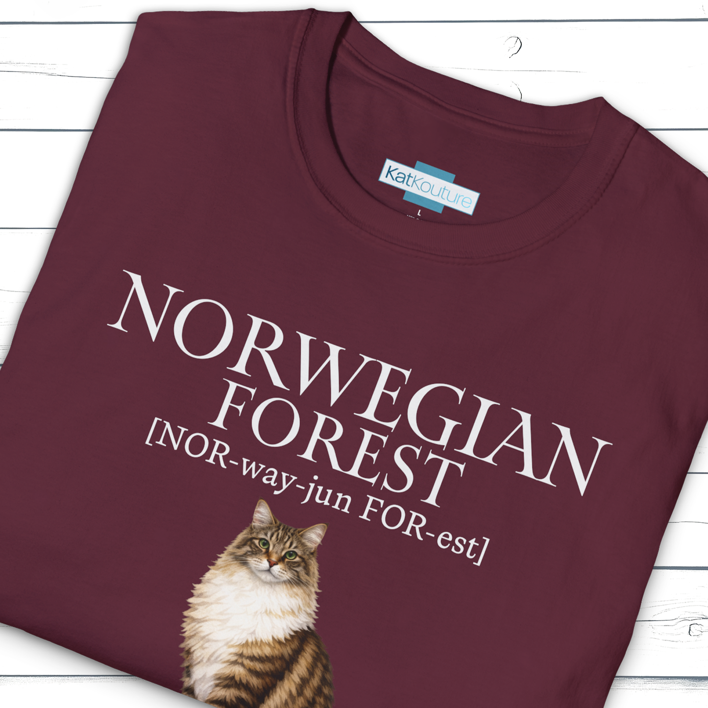 Norwegian Forest Definition T-Shirt - Cat Chronicles