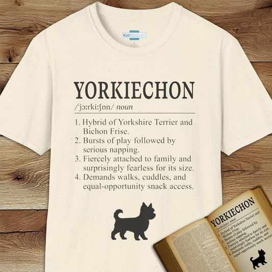 Yorkiechon Definition T-Shirt Dictionary Dogs Collection