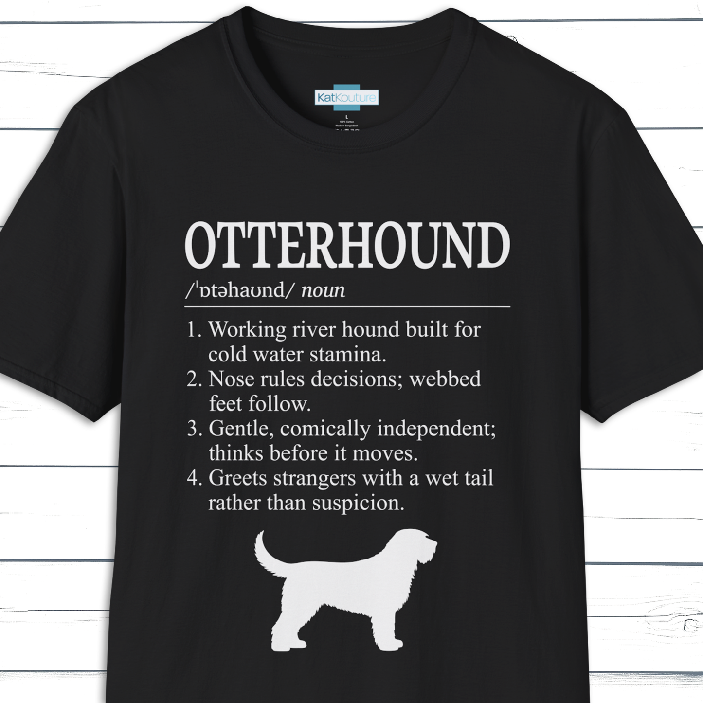 Otterhound Definition T-Shirt Dictionary Dogs Collection