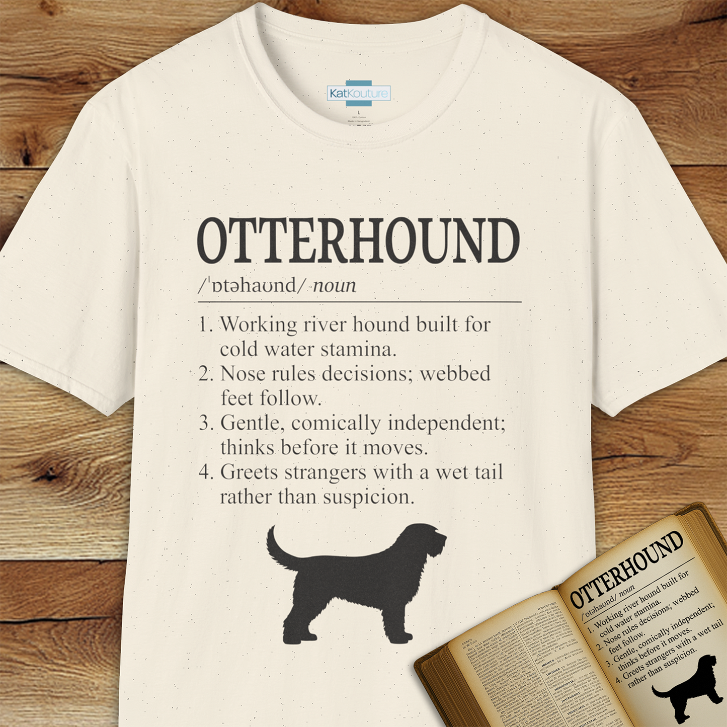 Otterhound Definition T-Shirt Dictionary Dogs Collection