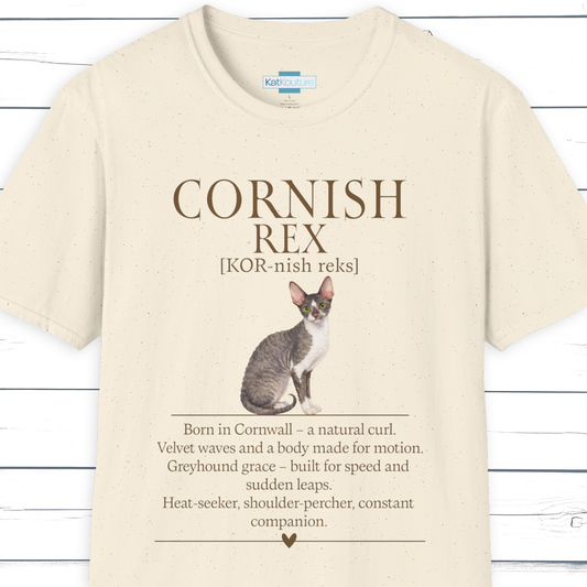 Cornish Rex Definition T-Shirt – Cat Chronicles