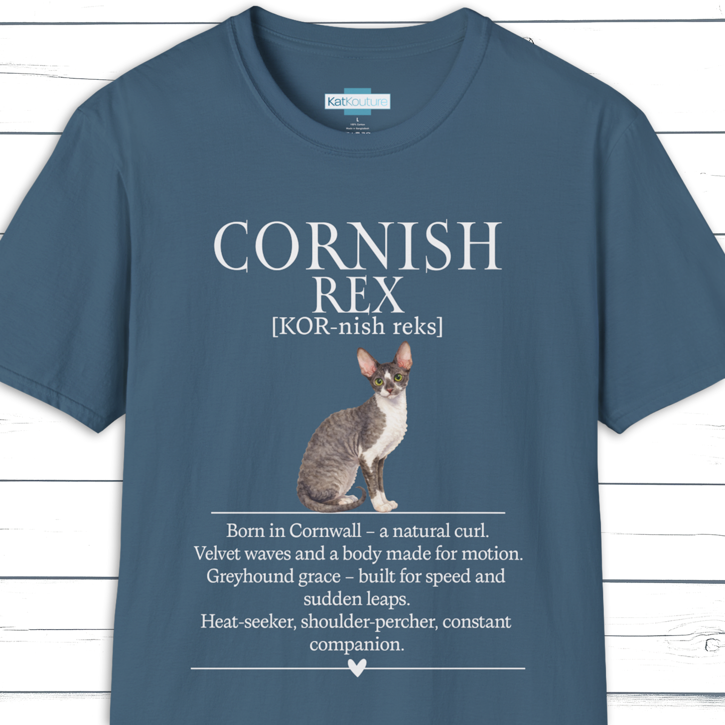 Cornish Rex Definition T-Shirt – Cat Chronicles