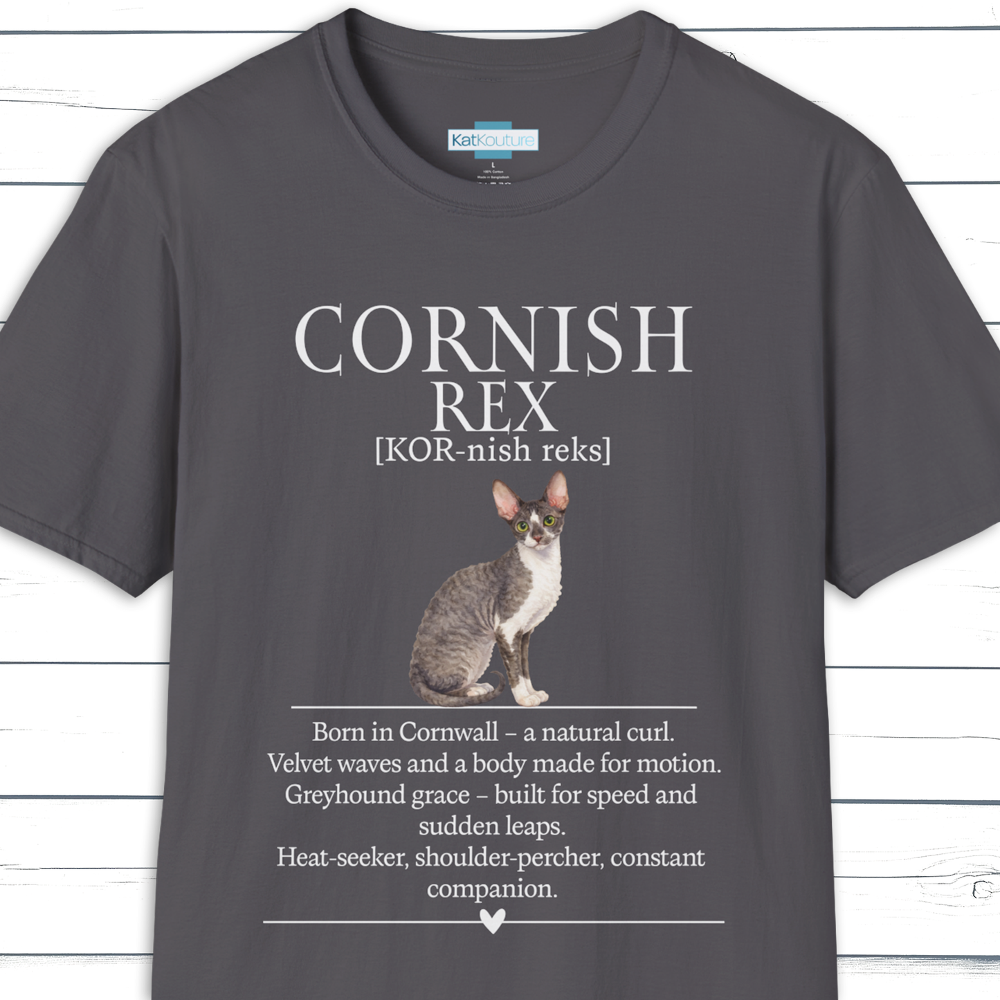 Cornish Rex Definition T-Shirt – Cat Chronicles