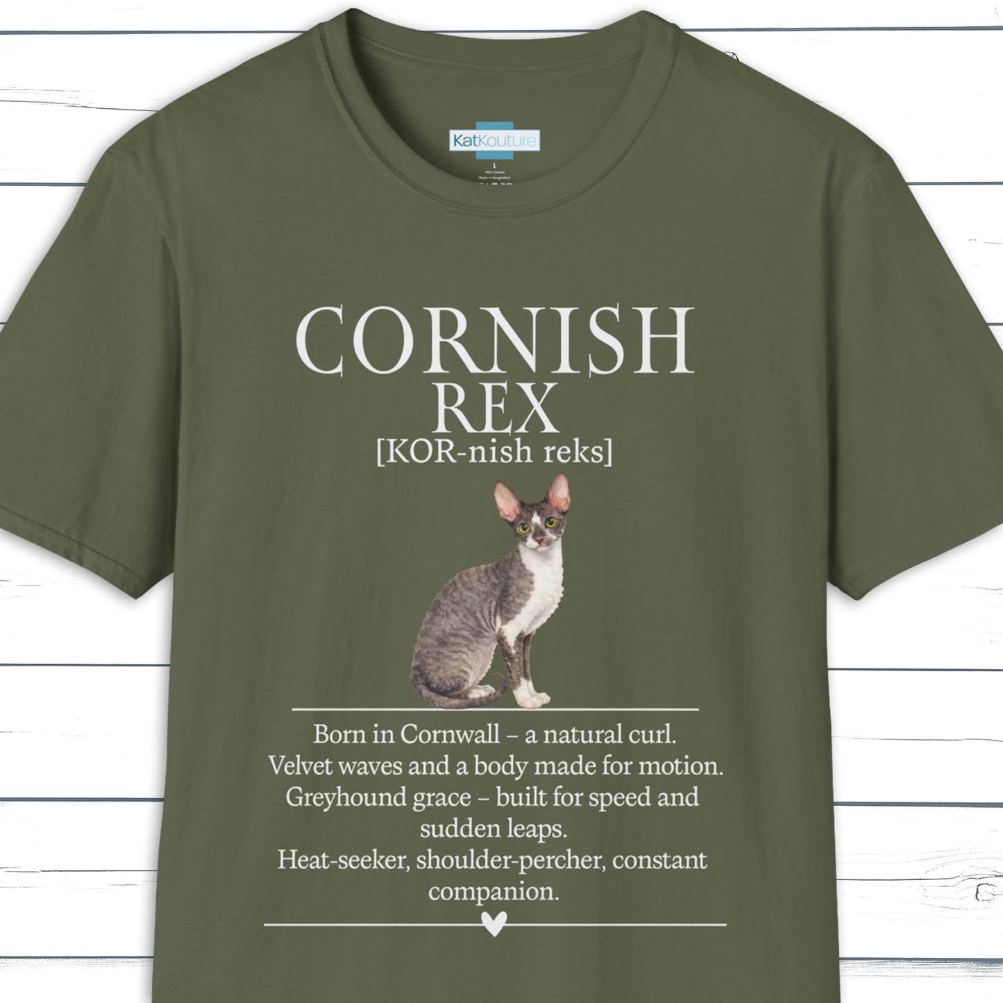Cornish Rex Definition T-Shirt – Cat Chronicles