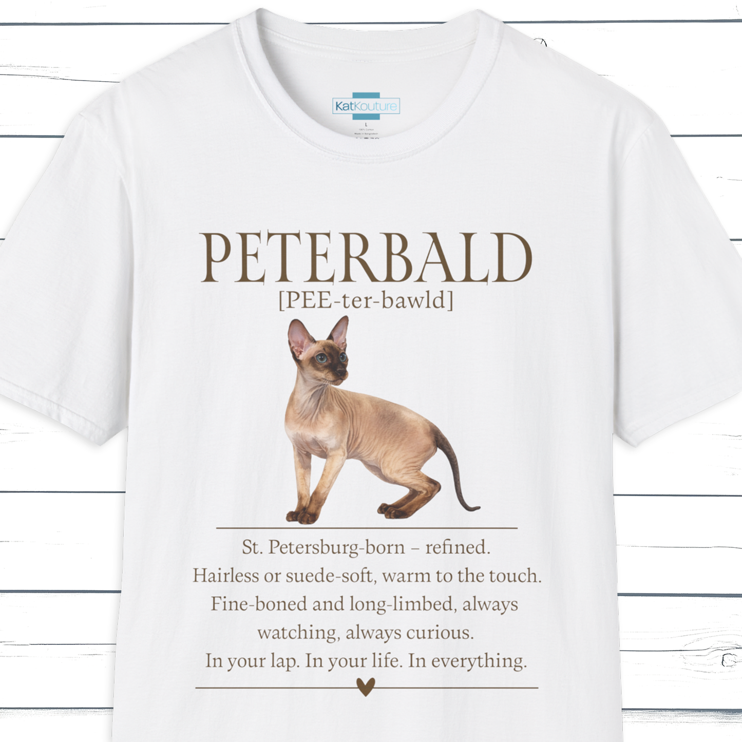 Peterbald Definition T-Shirt – Cat Chronicles