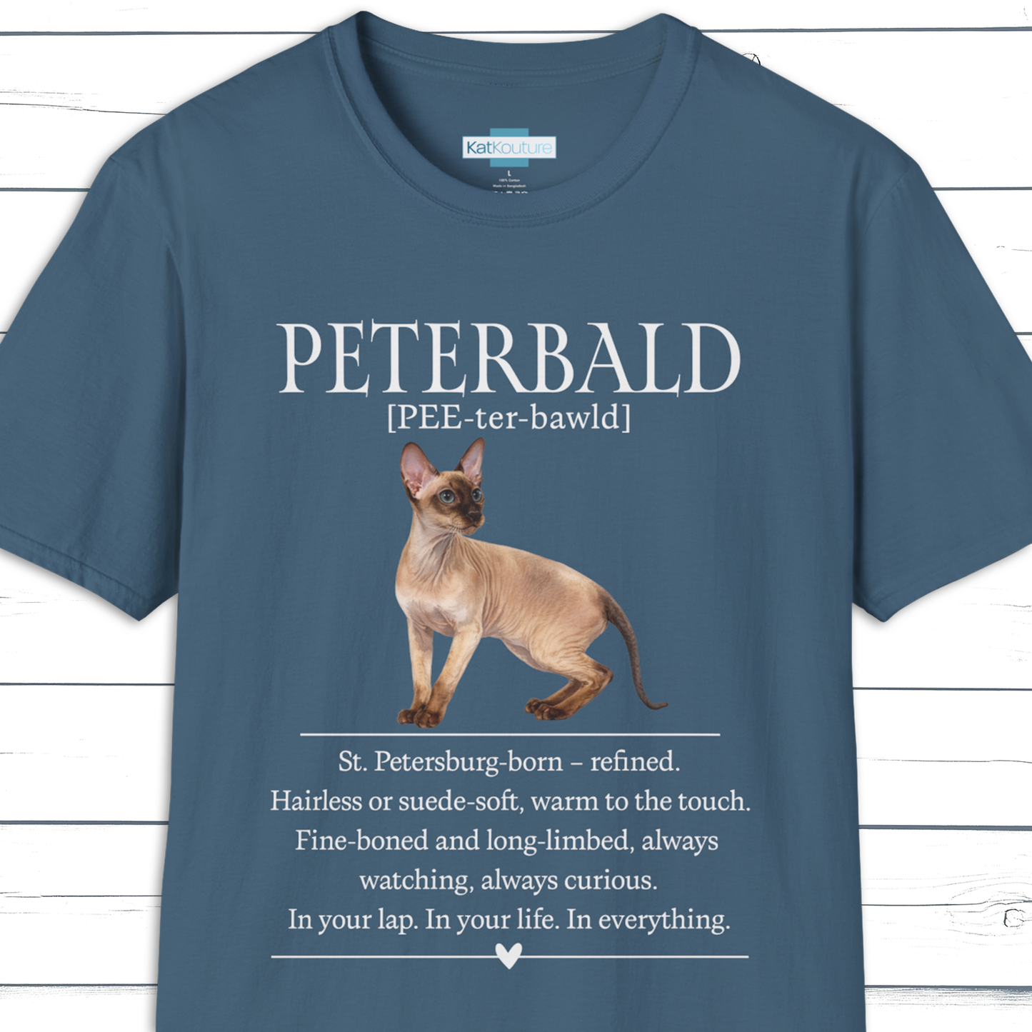 Peterbald Definition T-Shirt – Cat Chronicles