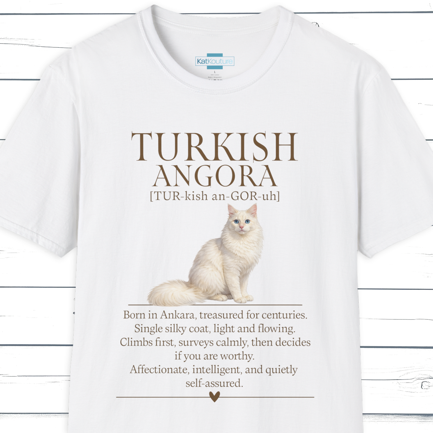Turkish Angora Definition T-Shirt – Cat Chronicles