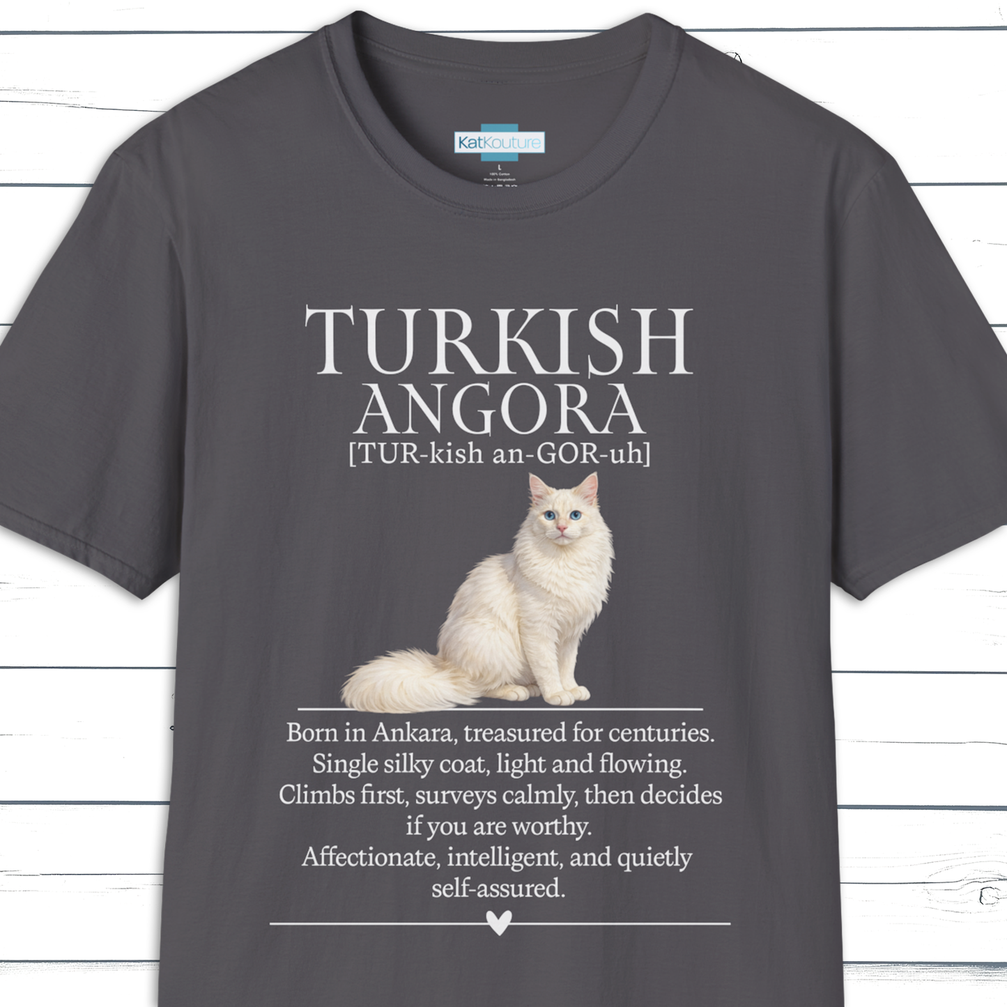 Turkish Angora Definition T-Shirt – Cat Chronicles