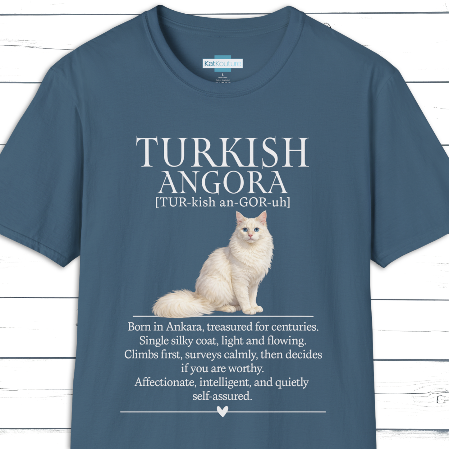 Turkish Angora Definition T-Shirt – Cat Chronicles