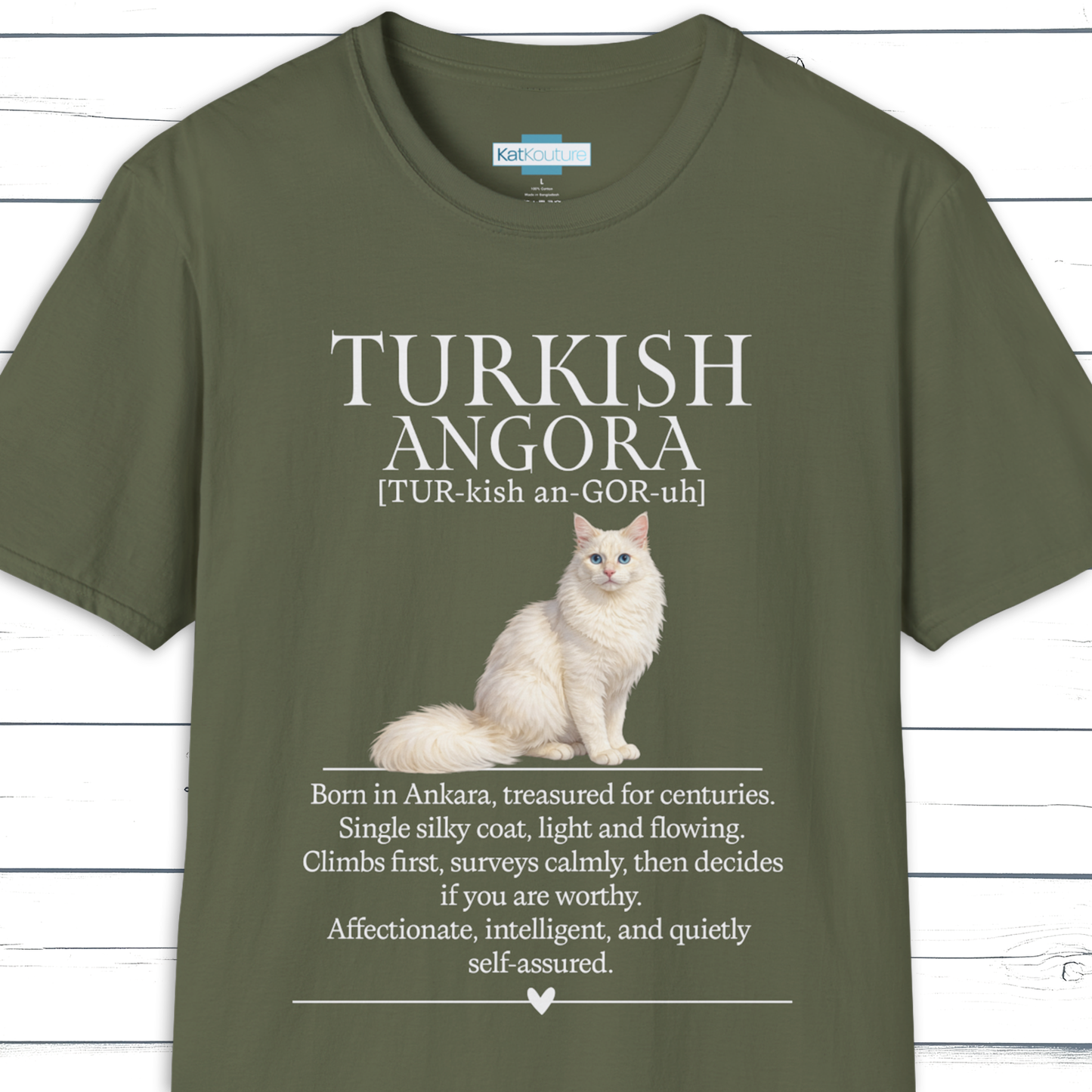 Turkish Angora Definition T-Shirt – Cat Chronicles