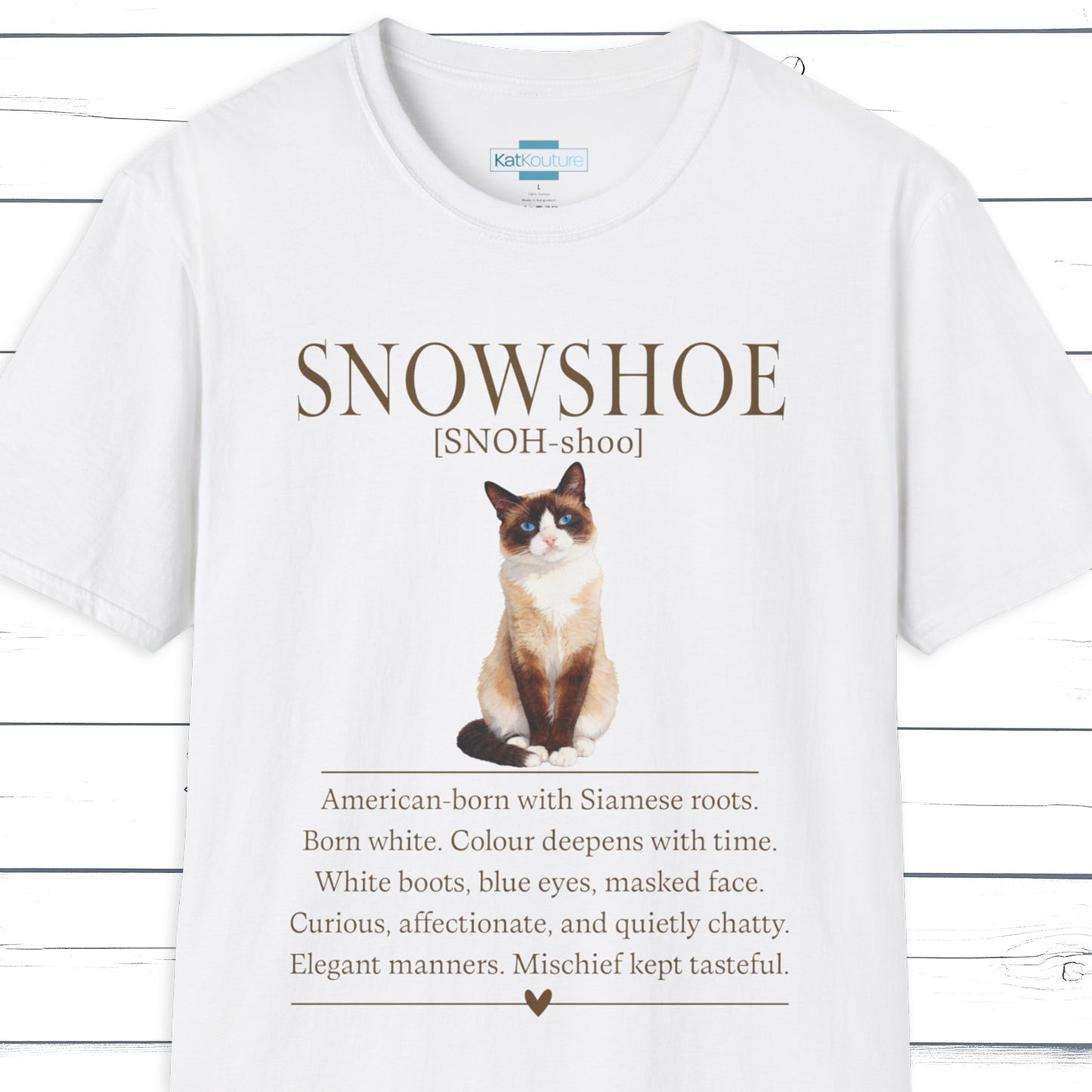 Snowshoe Definition T-Shirt – Cat Chronicles