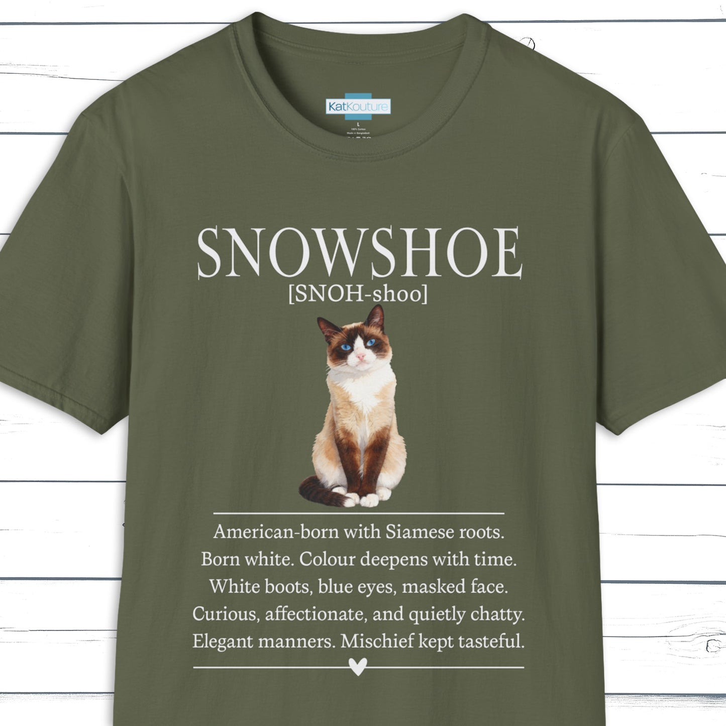 Snowshoe Definition T-Shirt – Cat Chronicles