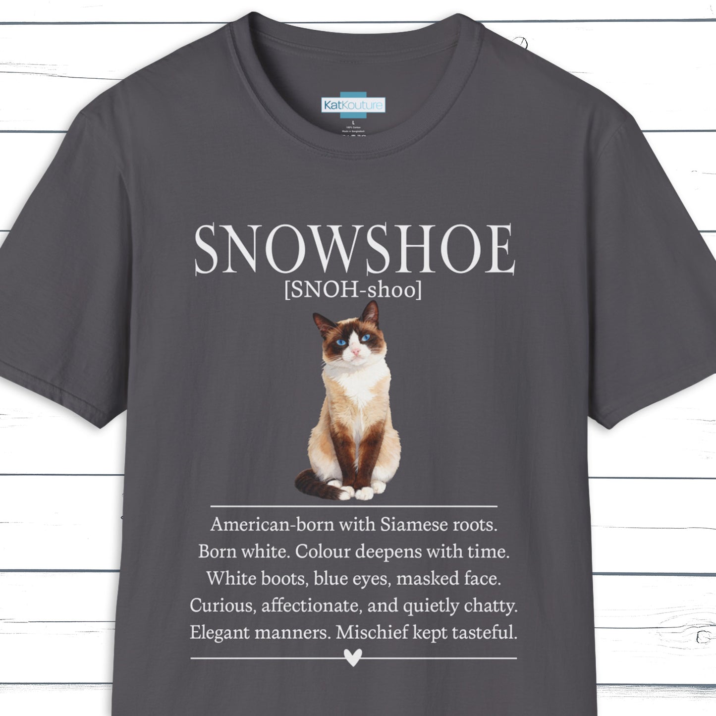 Snowshoe Definition T-Shirt – Cat Chronicles