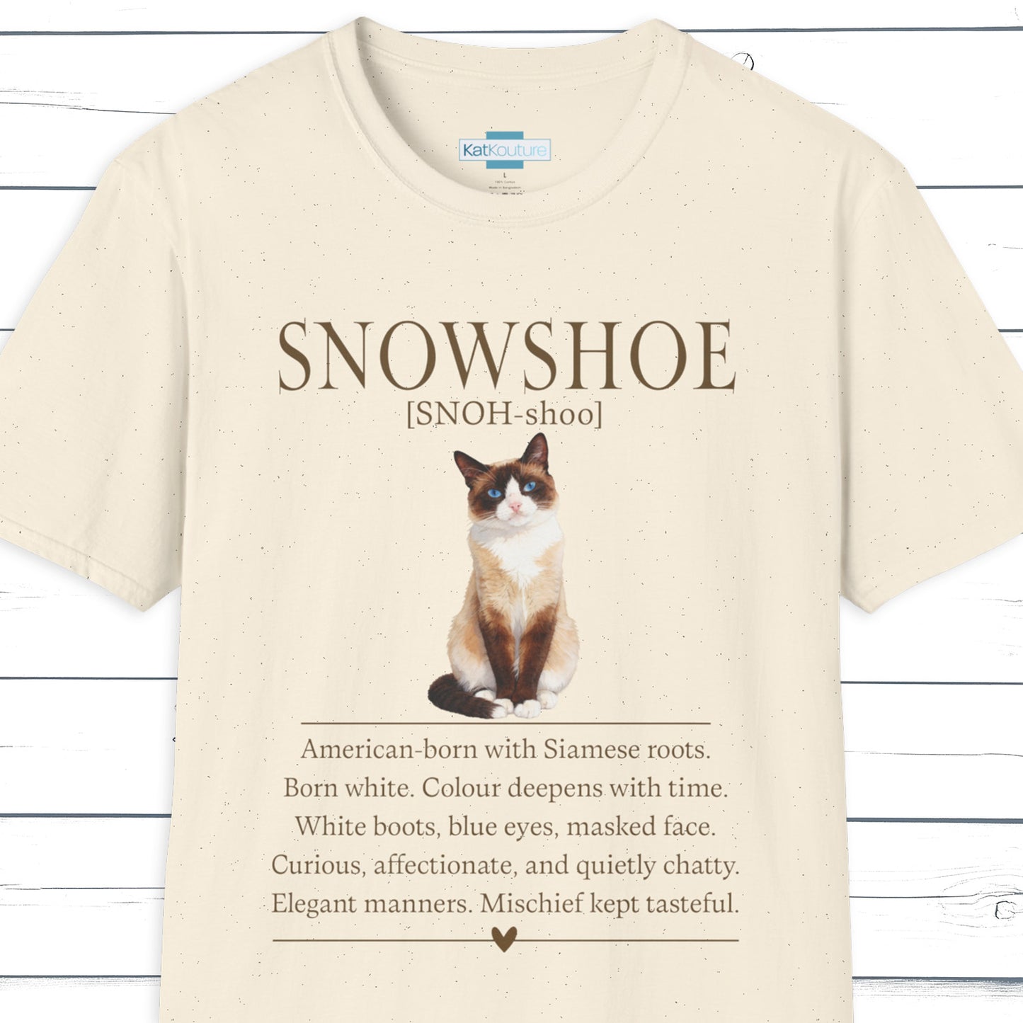 Snowshoe Definition T-Shirt – Cat Chronicles