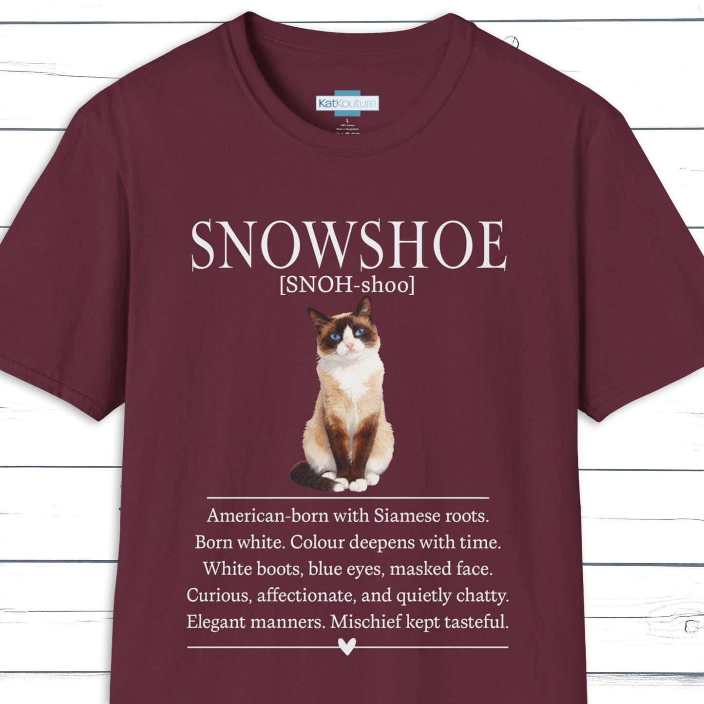 Snowshoe Definition T-Shirt – Cat Chronicles