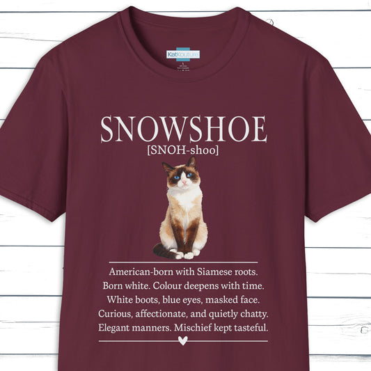 Snowshoe Definition T-Shirt – Cat Chronicles