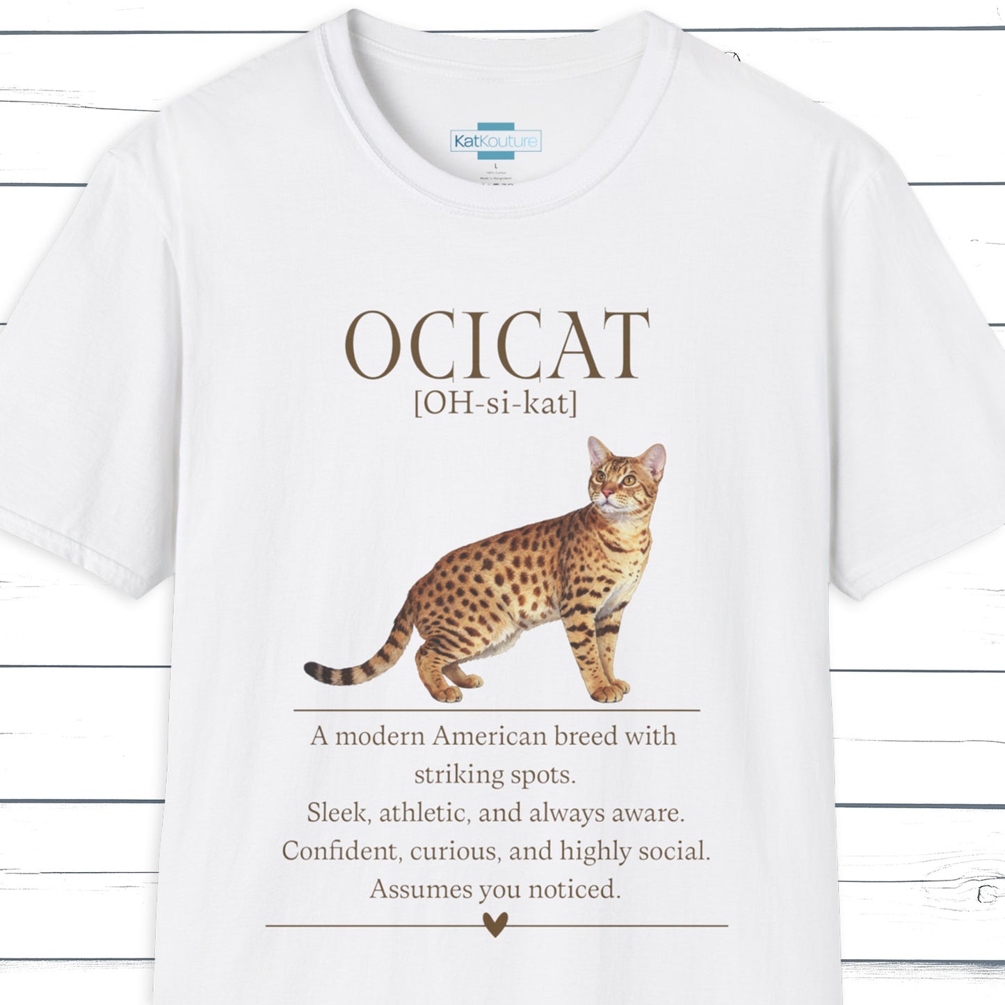 Ocicat Definition T-Shirt – Cat Chronicles