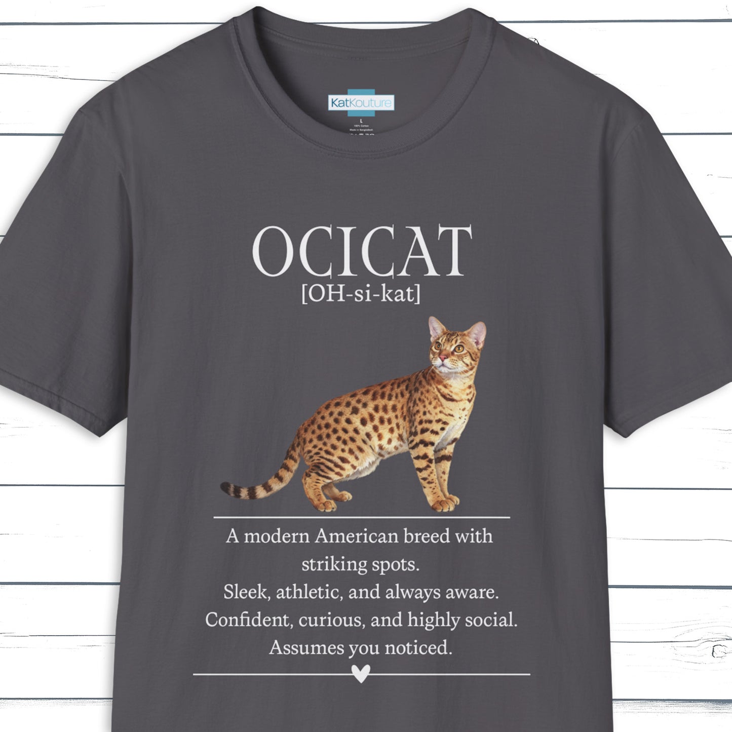 Ocicat Definition T-Shirt – Cat Chronicles