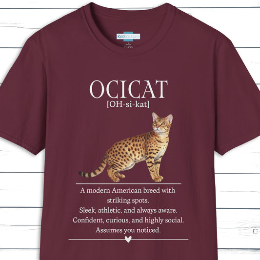 Ocicat Definition T-Shirt – Cat Chronicles