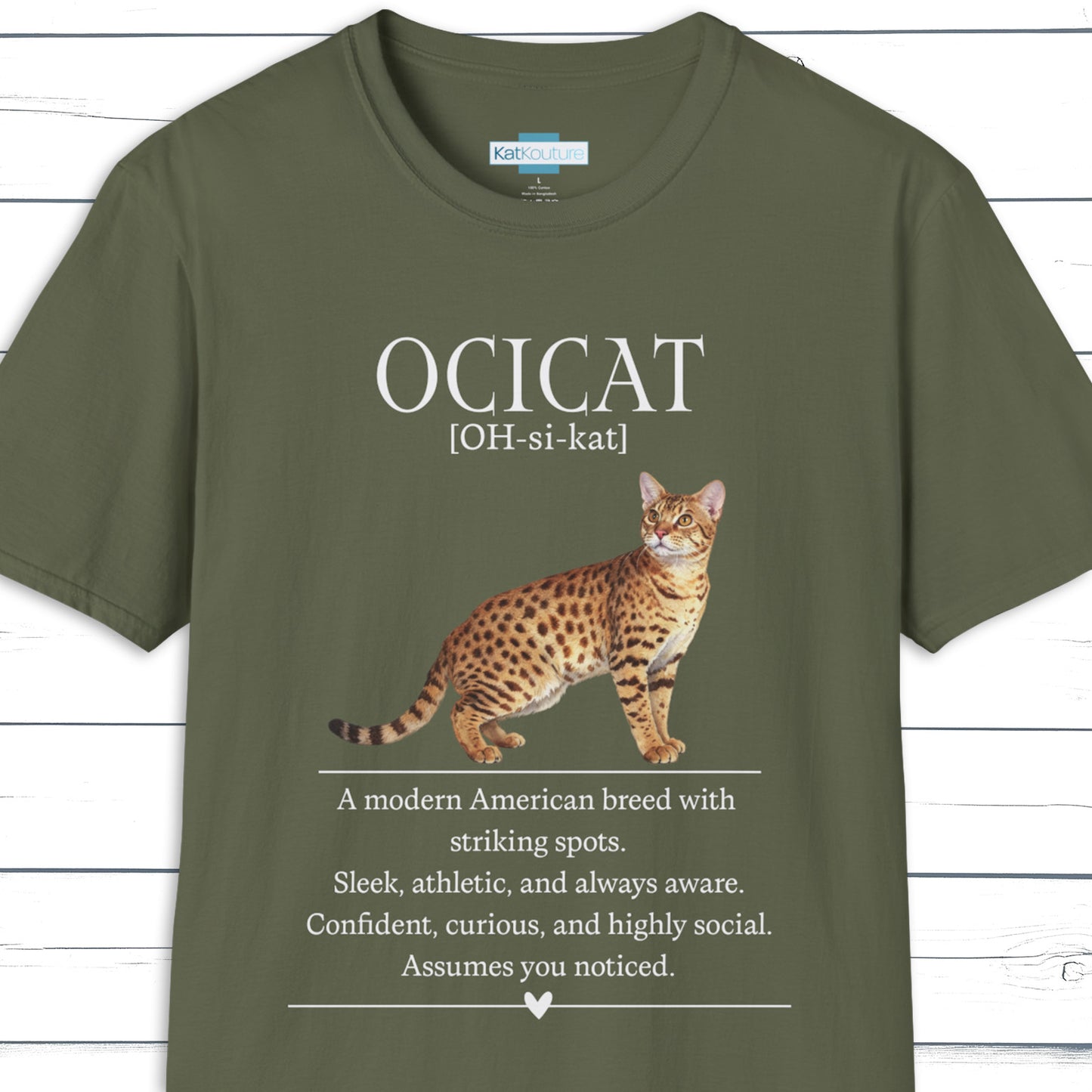 Ocicat Definition T-Shirt – Cat Chronicles