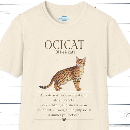 Ocicat Definition T-Shirt – Cat Chronicles