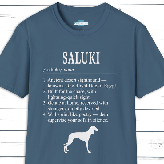 Saluki Definition T-Shirt Dictionary Dogs Collection