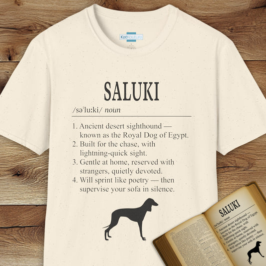 Saluki Definition T-Shirt Dictionary Dogs Collection