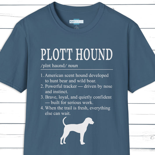 Plott Hound Definition T-Shirt Dictionary Dogs Collection