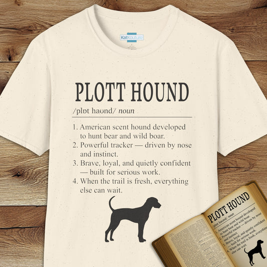 Plott Hound Definition T-Shirt Dictionary Dogs Collection