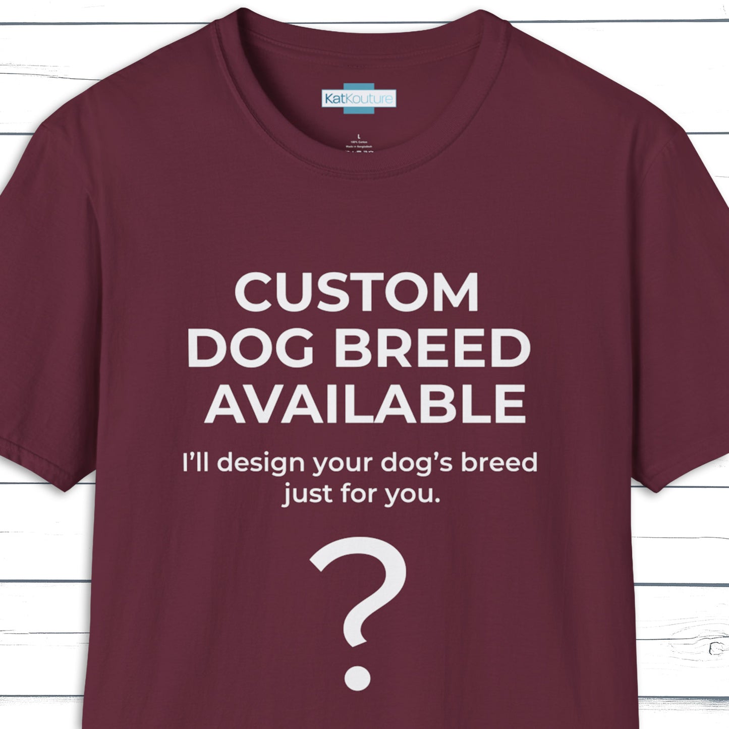 Custom Dictionary Dog T-Shirt - Your Breed