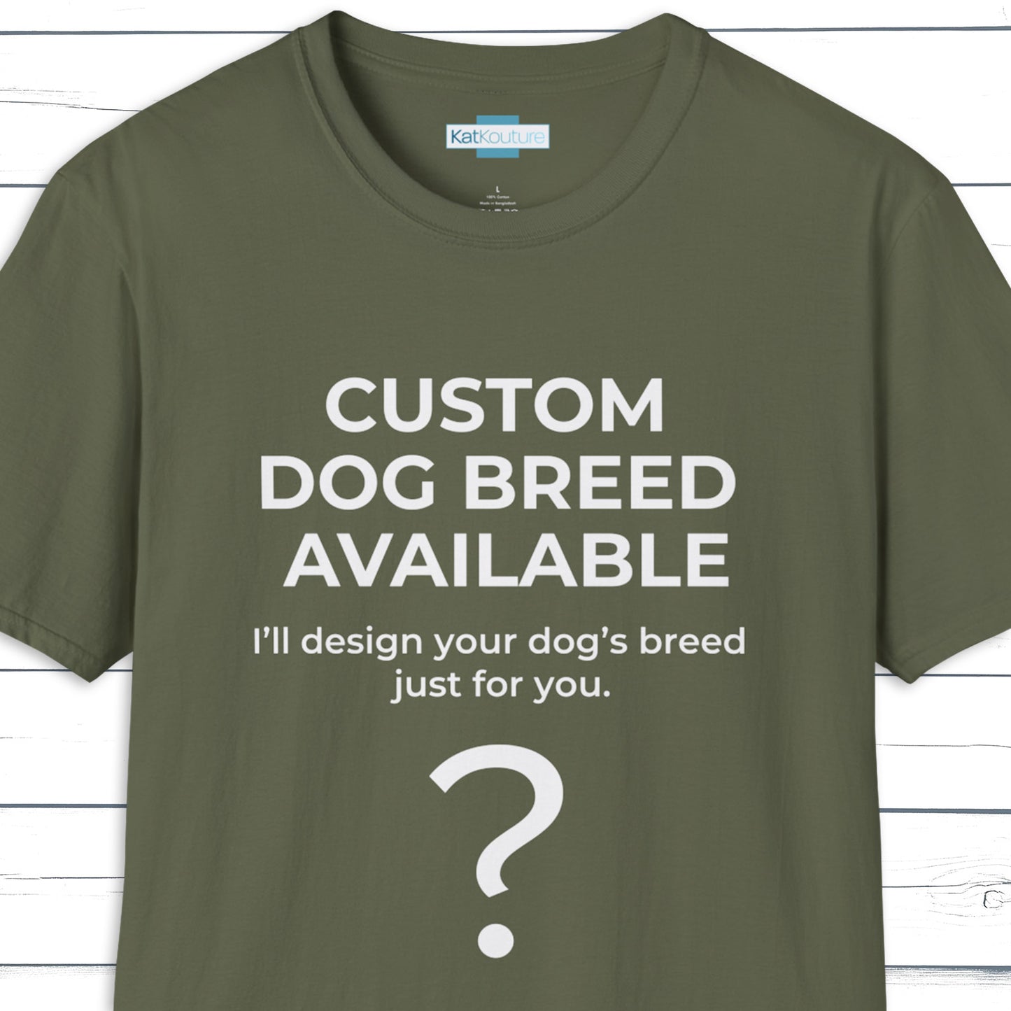 Custom Dictionary Dog T-Shirt - Your Breed
