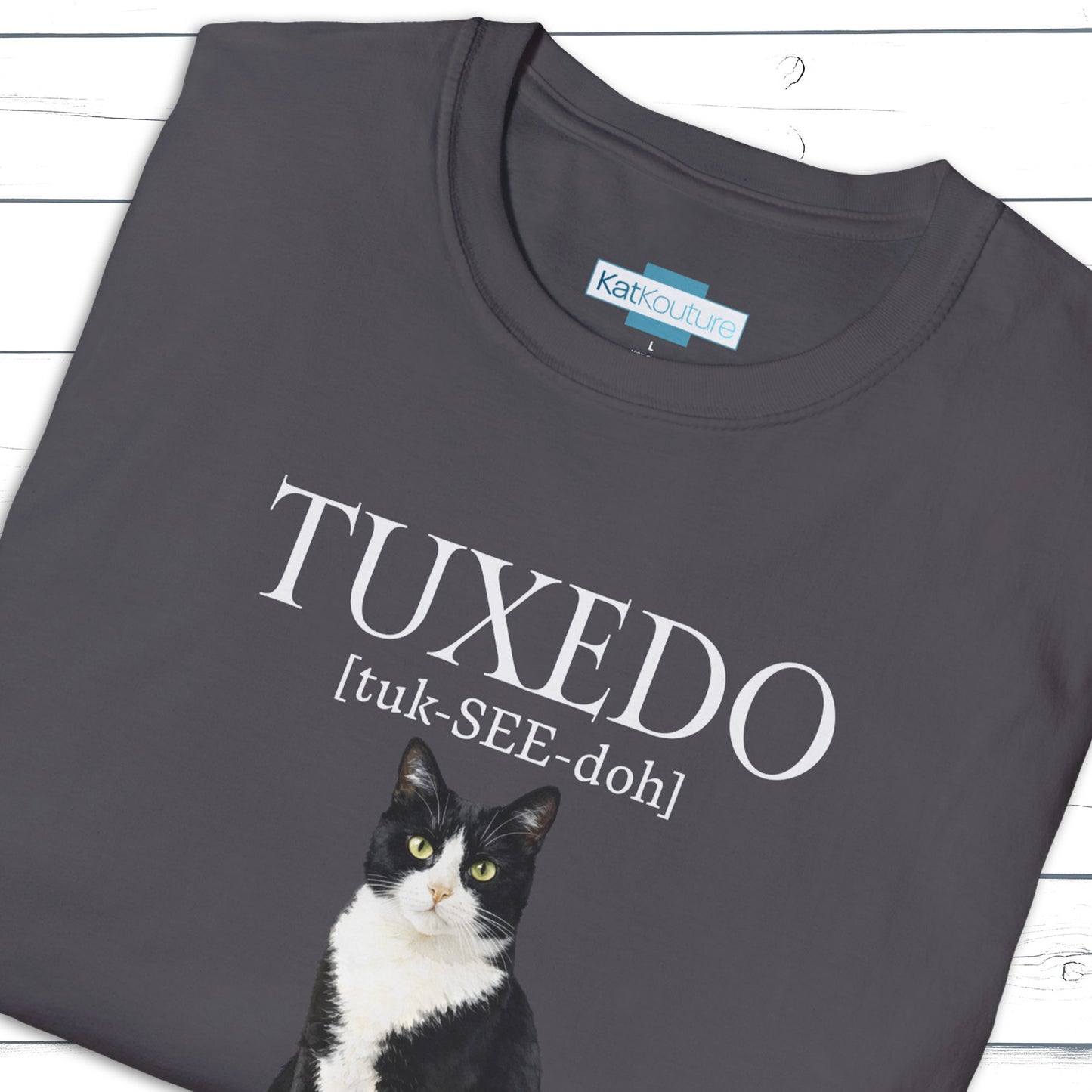 Tuxedo Cat Definition T-Shirt – Cat Chronicles