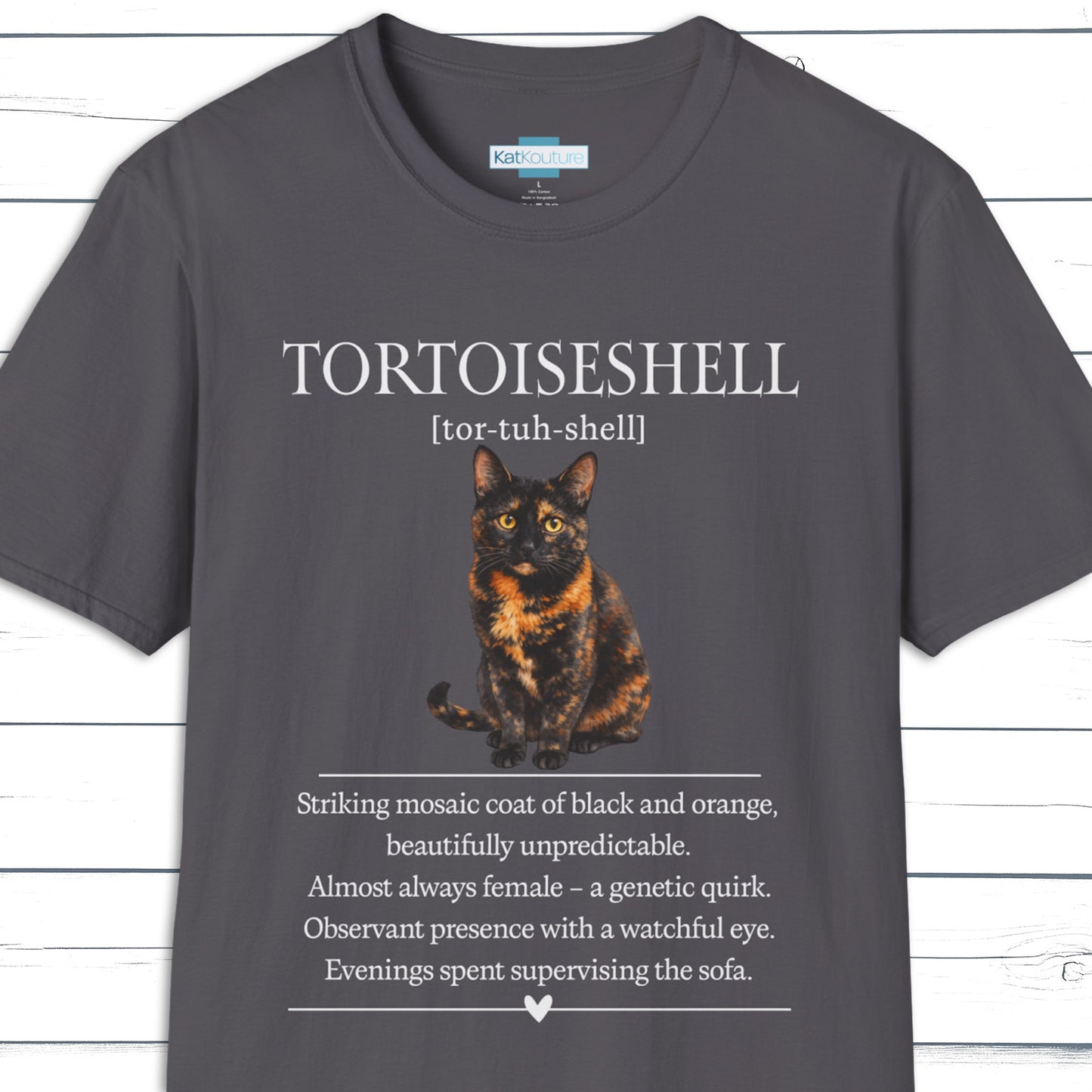 Tortoiseshell Cat Definition T-Shirt – Cat Chronicles