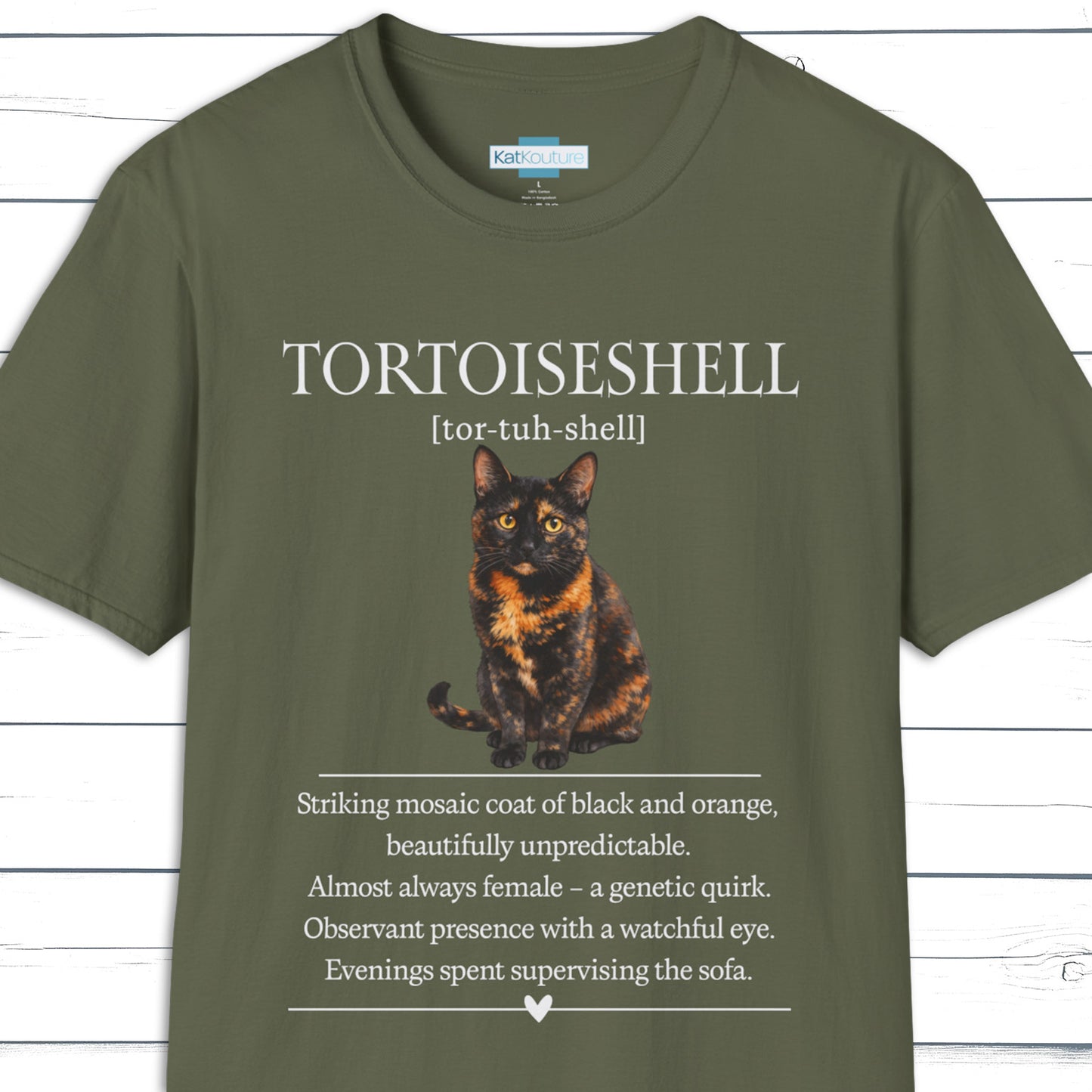 Tortoiseshell Cat Definition T-Shirt – Cat Chronicles