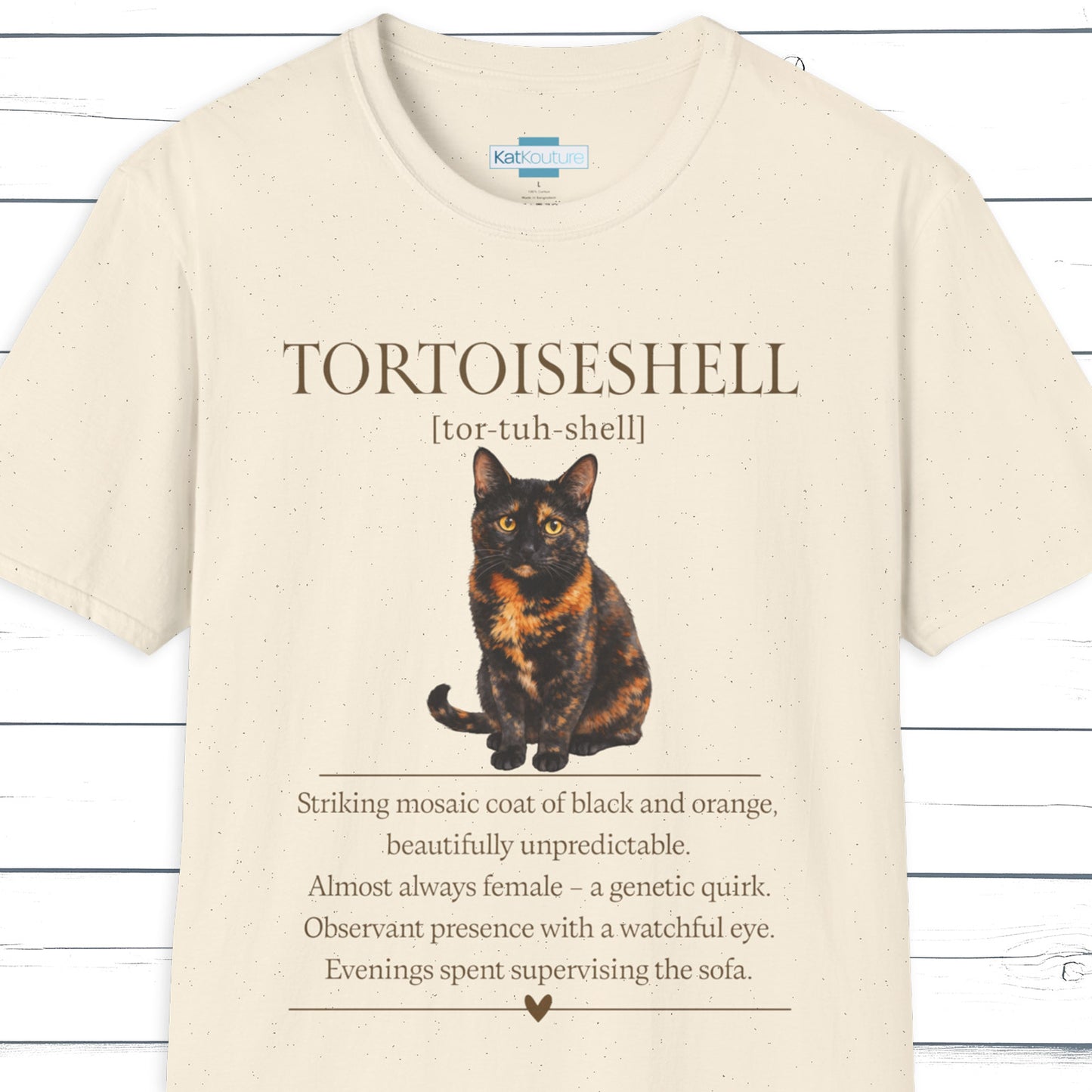 Tortoiseshell Cat Definition T-Shirt – Cat Chronicles