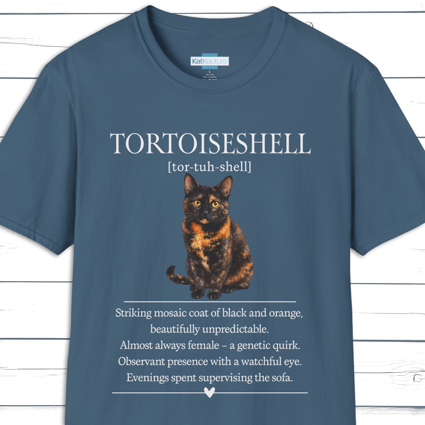 Tortoiseshell Cat Definition T-Shirt – Cat Chronicles