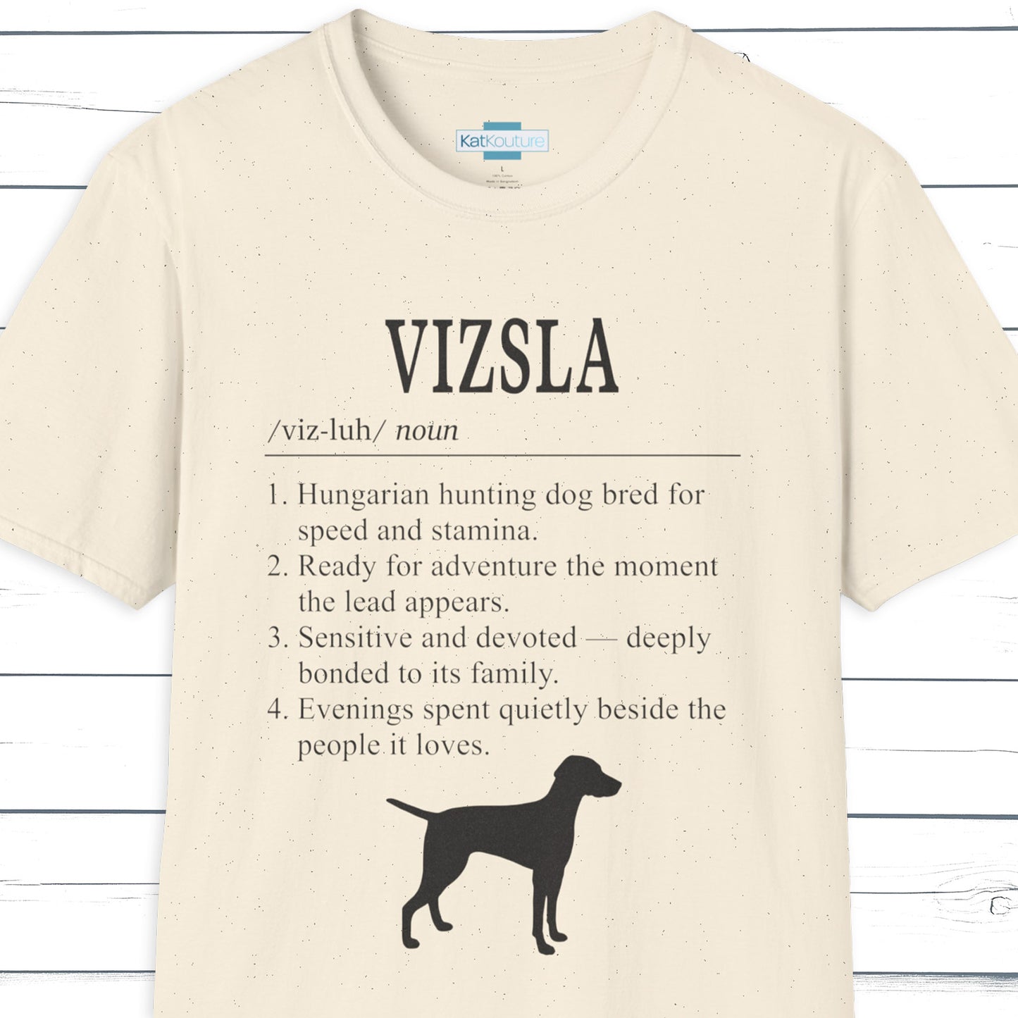 Vizsla Definition T-Shirt  Dictionary Dogs Collection