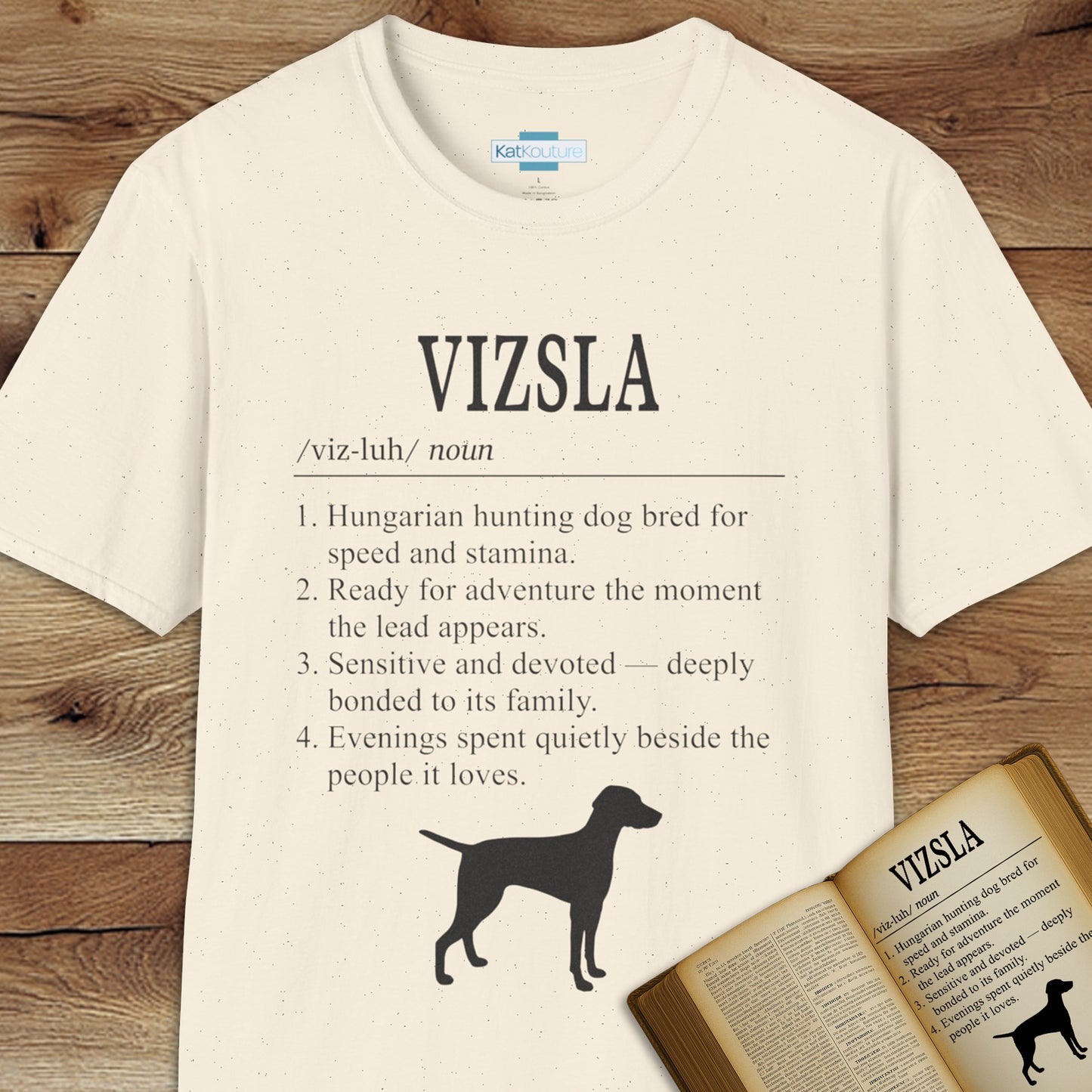 Vizsla Definition T-Shirt  Dictionary Dogs Collection