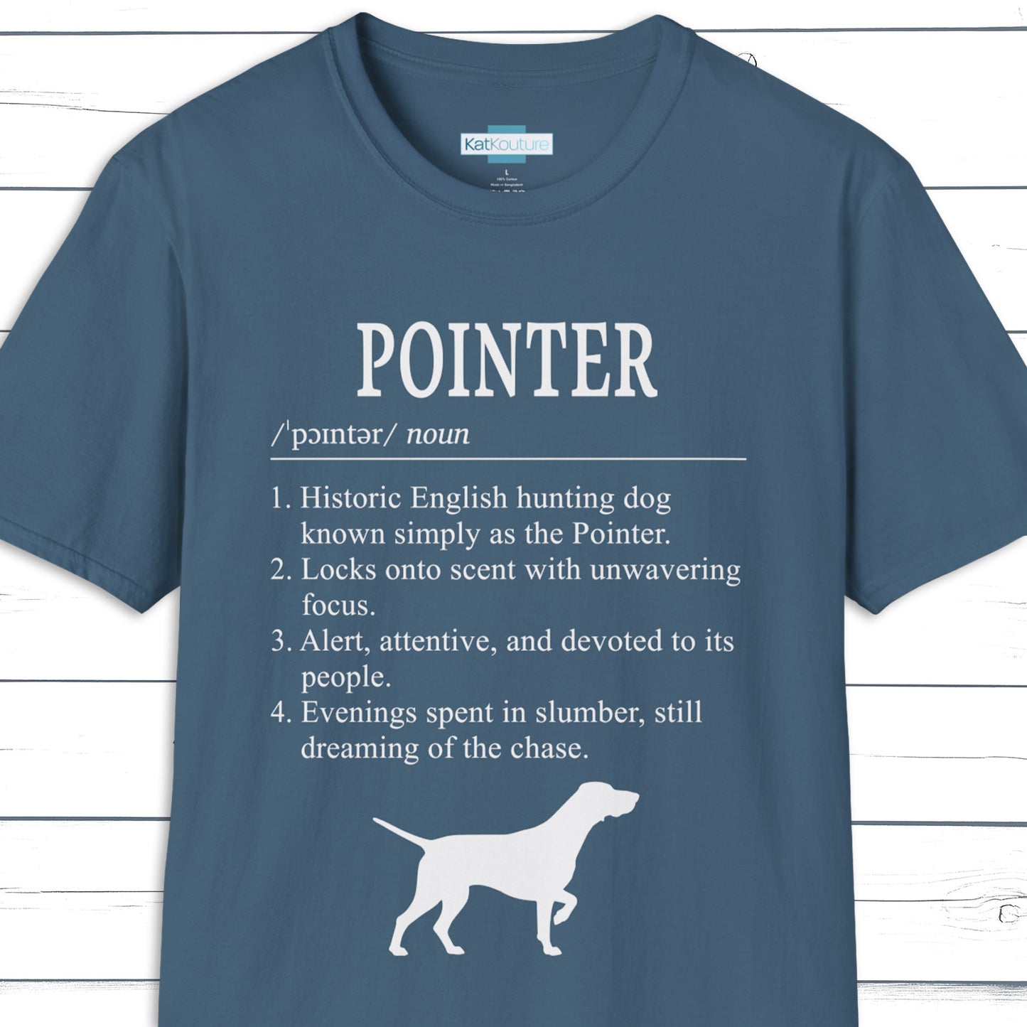 Pointer Definition T-Shirt Dictionary Dogs Collection