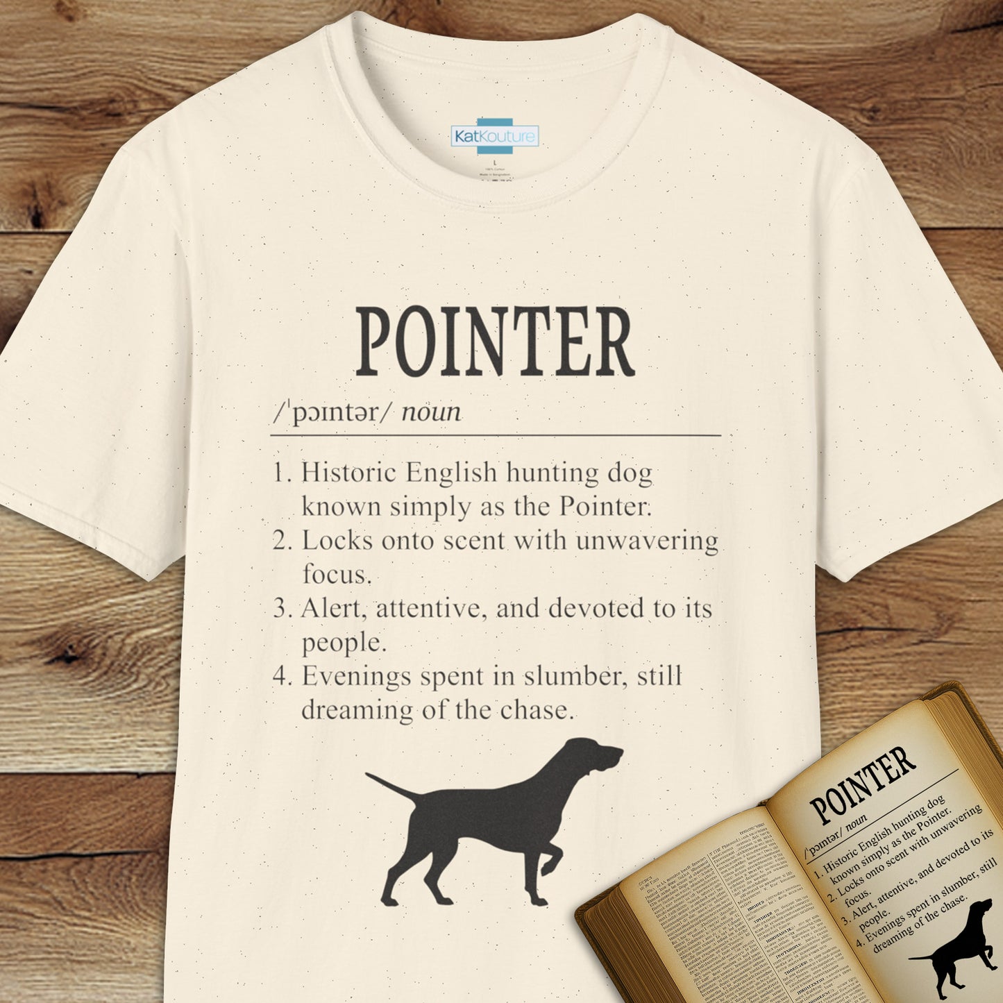 Pointer Definition T-Shirt Dictionary Dogs Collection