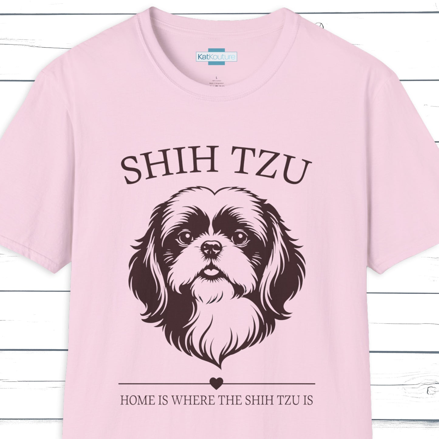 Shih Tzu T-Shirt – Home Is Where The Shih Tzu Is
