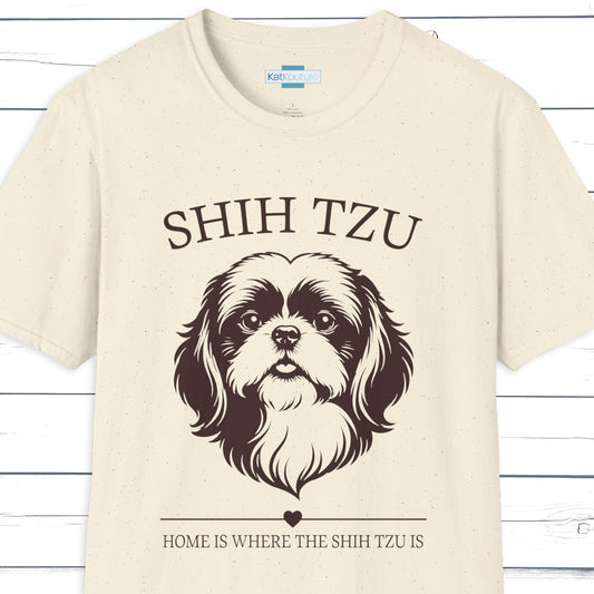 Shih Tzu T-Shirt – Home Is Where The Shih Tzu Is