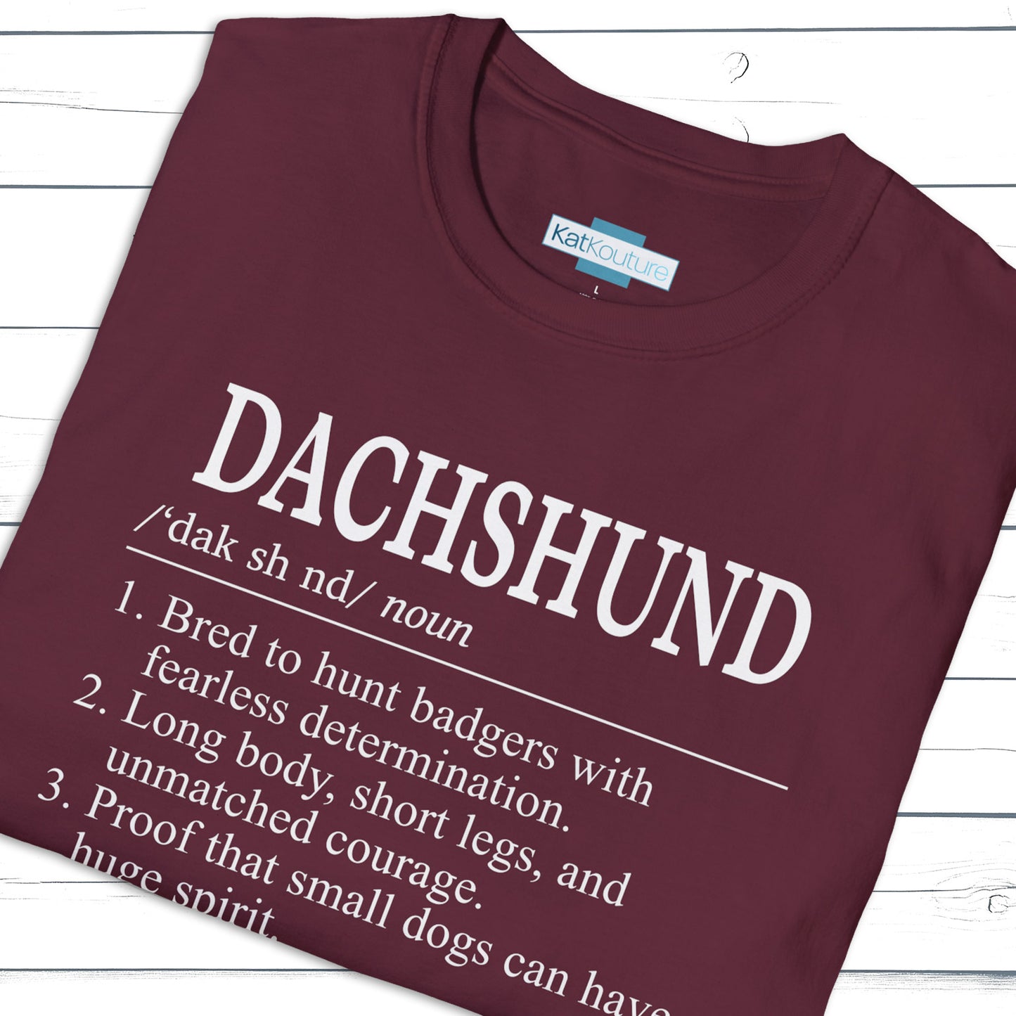 Dachshund Definition T-Shirt Dictionary Dogs Collection
