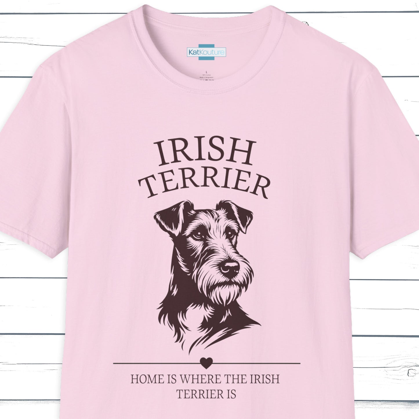 Irish Terrier T-Shirt – Home Is Where The Irish Terrier Is