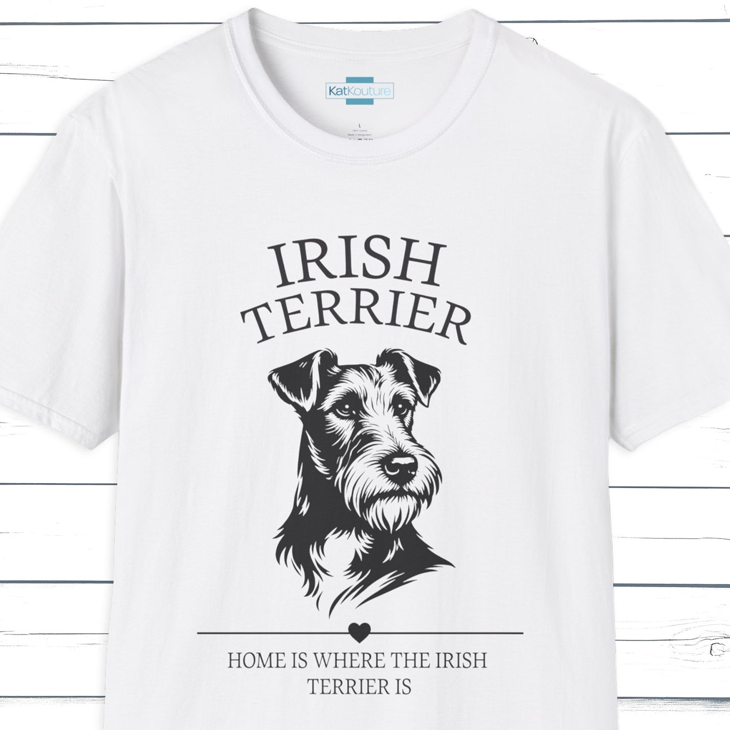 Irish Terrier T-Shirt – Home Is Where The Irish Terrier Is