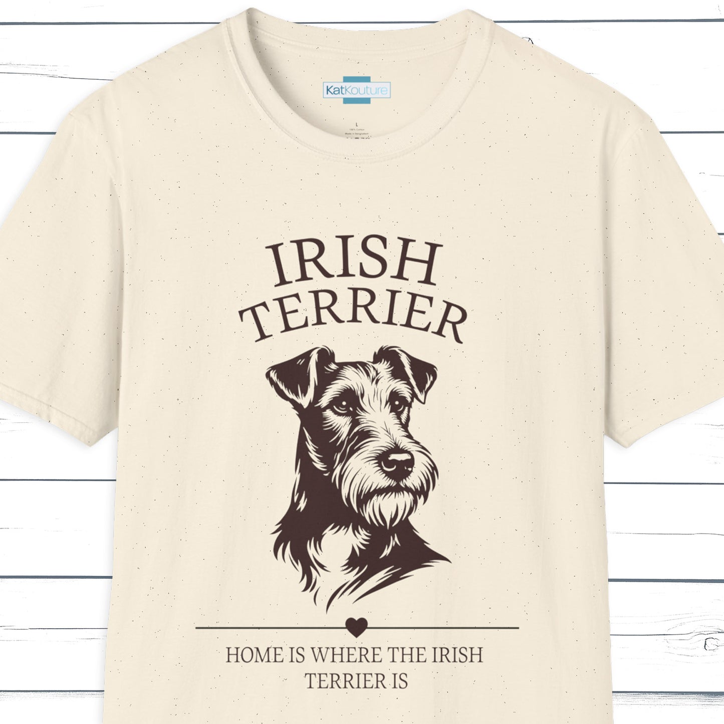 Irish Terrier T-Shirt – Home Is Where The Irish Terrier Is