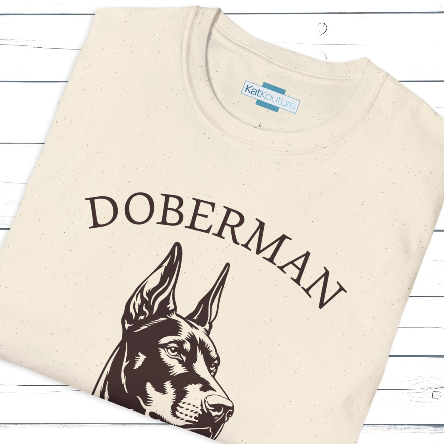 Doberman T-Shirt – Home Is Where The Doberman Is