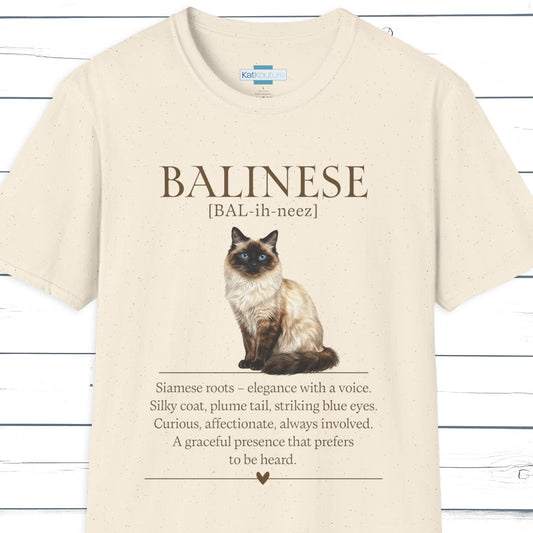 Balinese Definition T-Shirt – Cat Chronicles