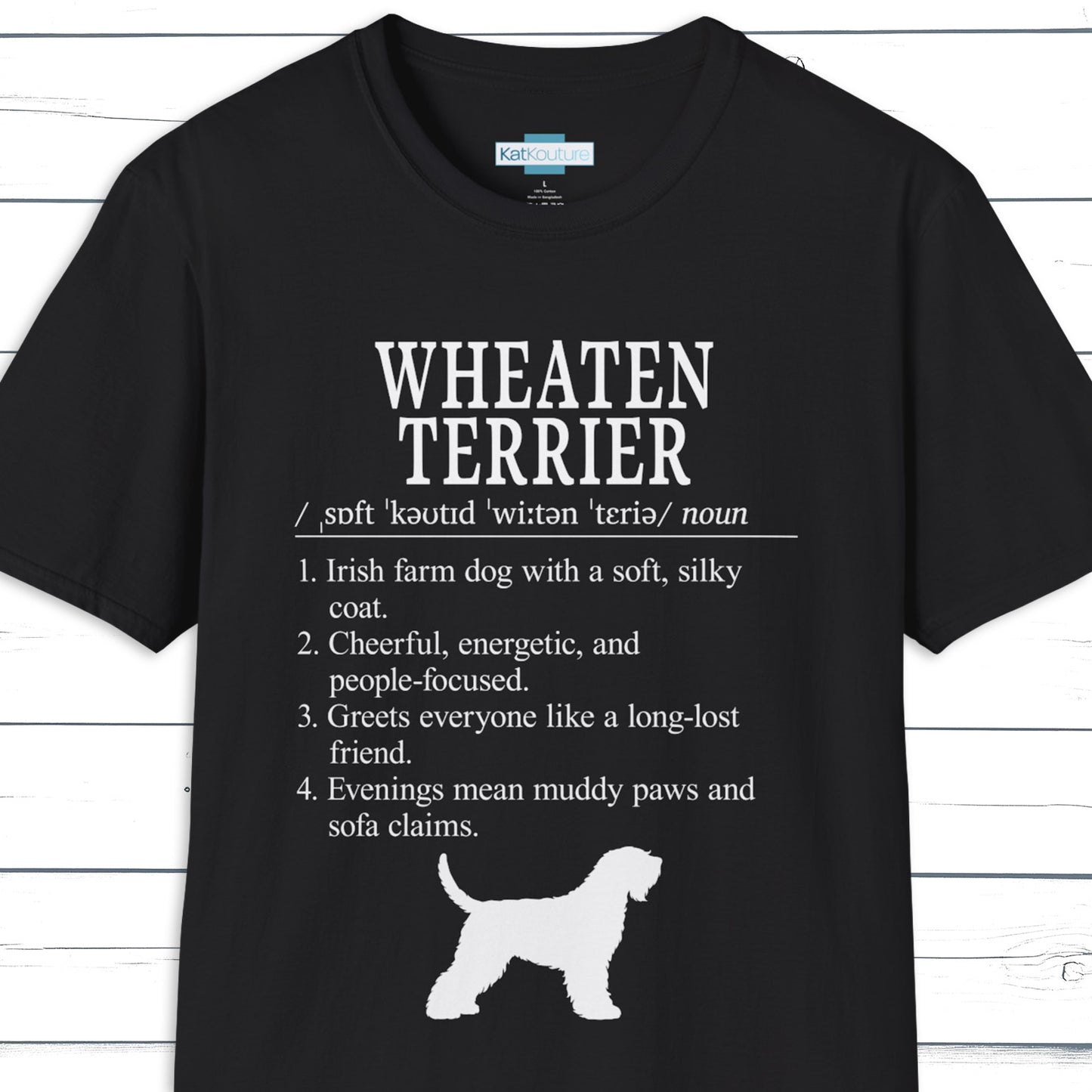 Soft-Coated Wheaten Terrier Definition T-Shirt Dictionary Dogs Collection