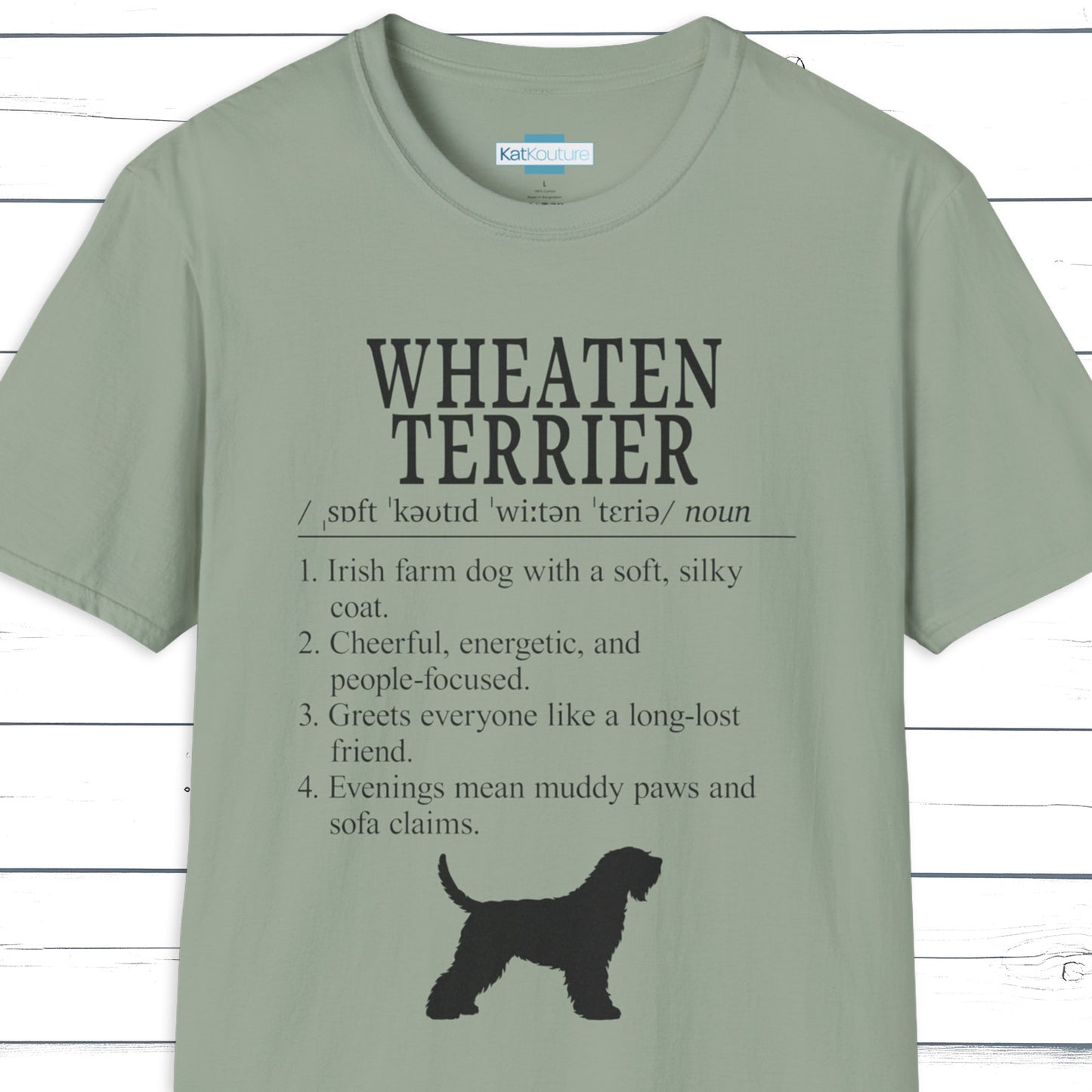 Soft-Coated Wheaten Terrier Definition T-Shirt Dictionary Dogs Collection